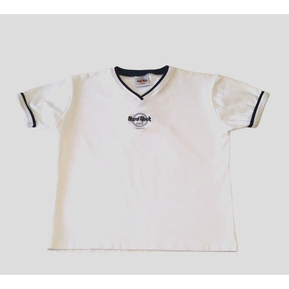 Hard Rock Cafe Toyko V-Neck Size Junior Large Top - Picture 1 of 6